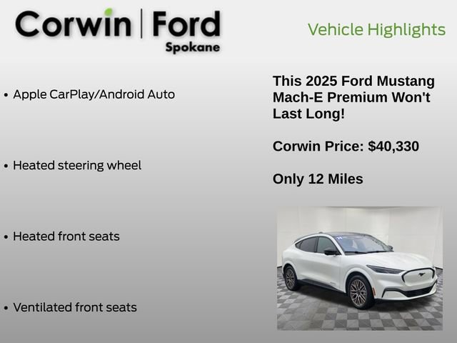 Certified 2025 Ford Mustang Mach-E Premium w/ Interior Protection Package image 16
