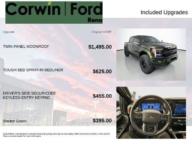 Certified 2026 Ford F150 Raptor AWD/4WD image 3