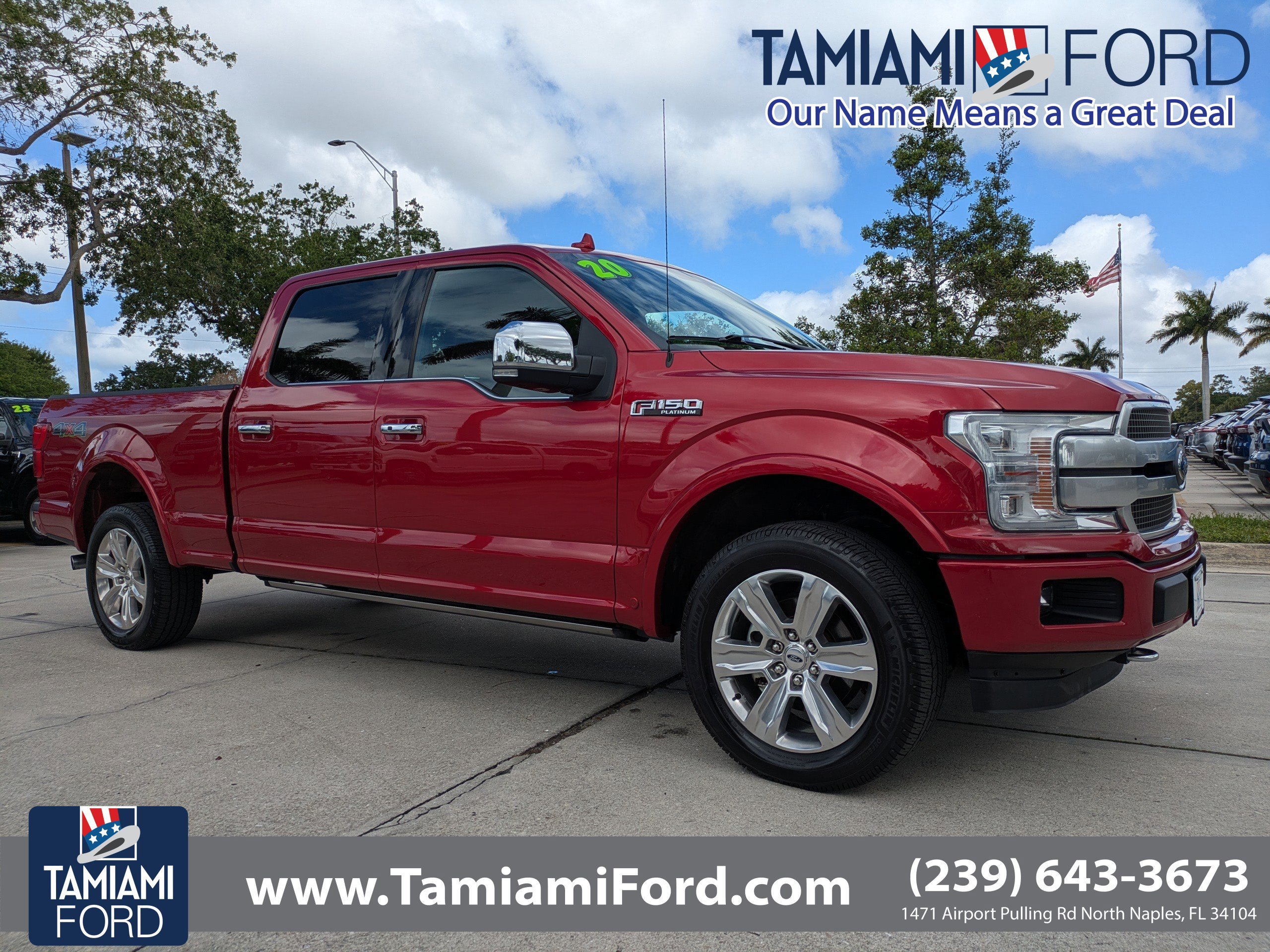 Certified 2020 Ford F150 Platinum w/ Equipment Group 701A Luxury