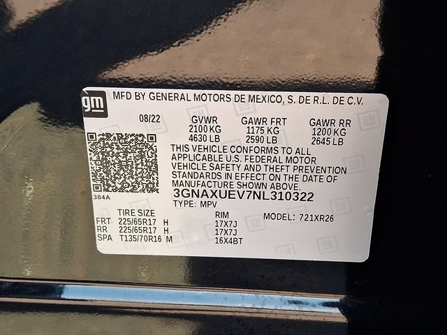 Used 2022 Chevrolet Equinox LT AWD/4WD image 26