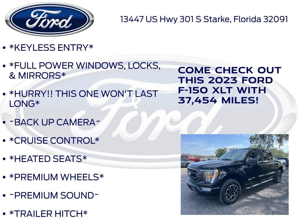 Certified 2023 Ford F150 XLT w/ Equipment Group 302A High AWD/4WD image 12