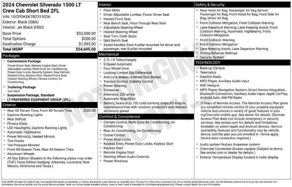 Used 2024 Chevrolet Silverado 1500 LT AWD/4WD image 21