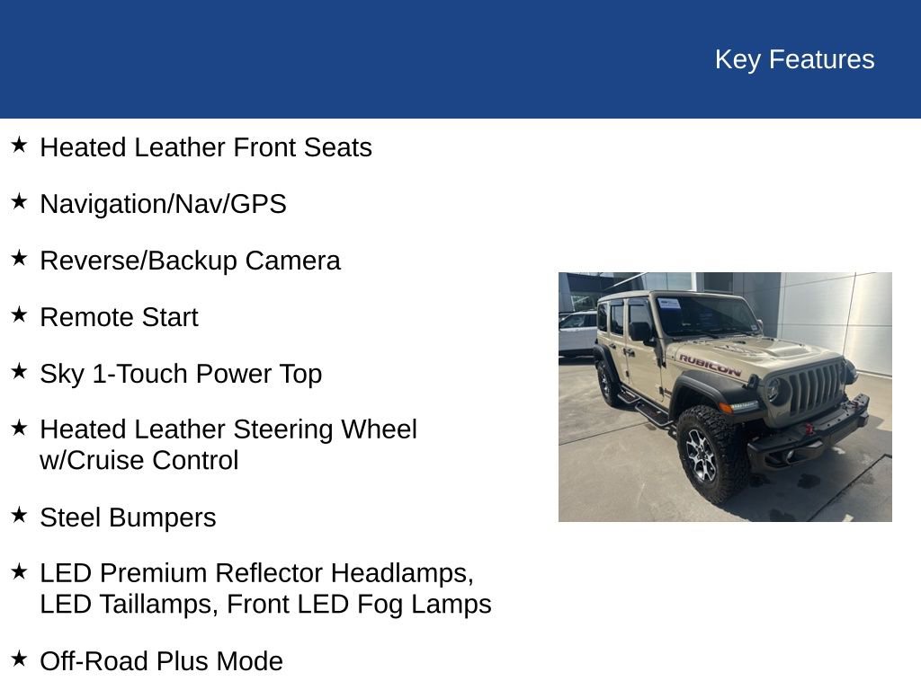 Used 2022 Jeep Wrangler Unlimited Rubicon w/ Steel Bumper Group image 33