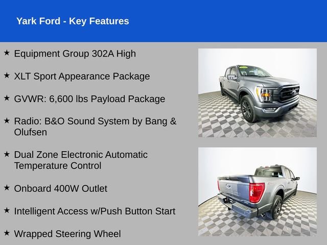 Certified 2023 Ford F150 XLT w/ Equipment Group 302A High image 10