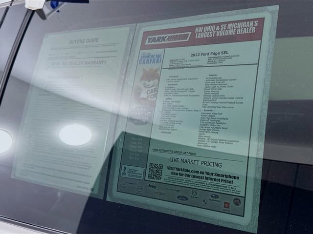 Certified 2022 Ford Edge SEL w/ Convenience Package image 15