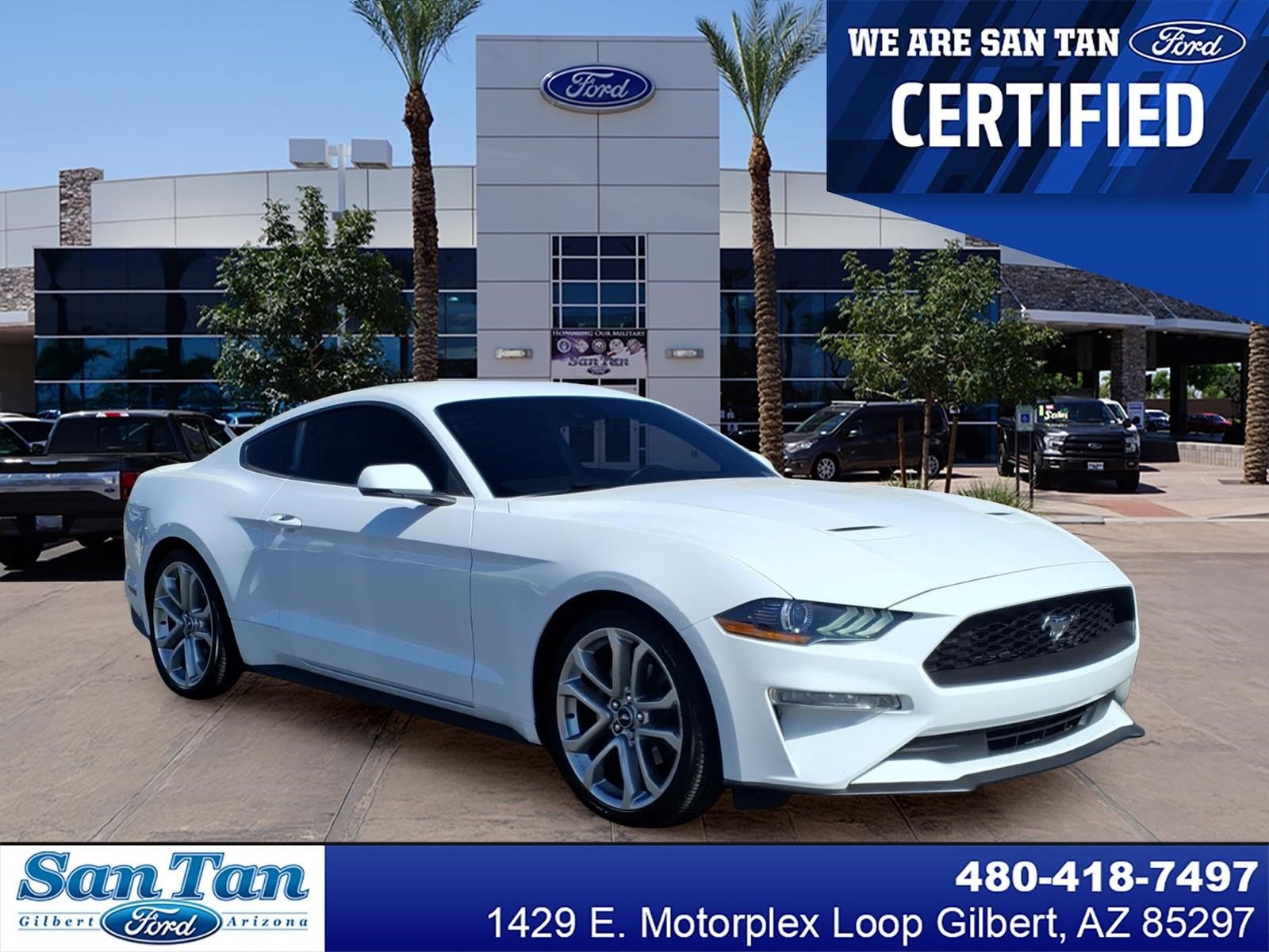 Certified 2022 Ford Mustang Premium w/ Equipment Group 201A RWD image 1