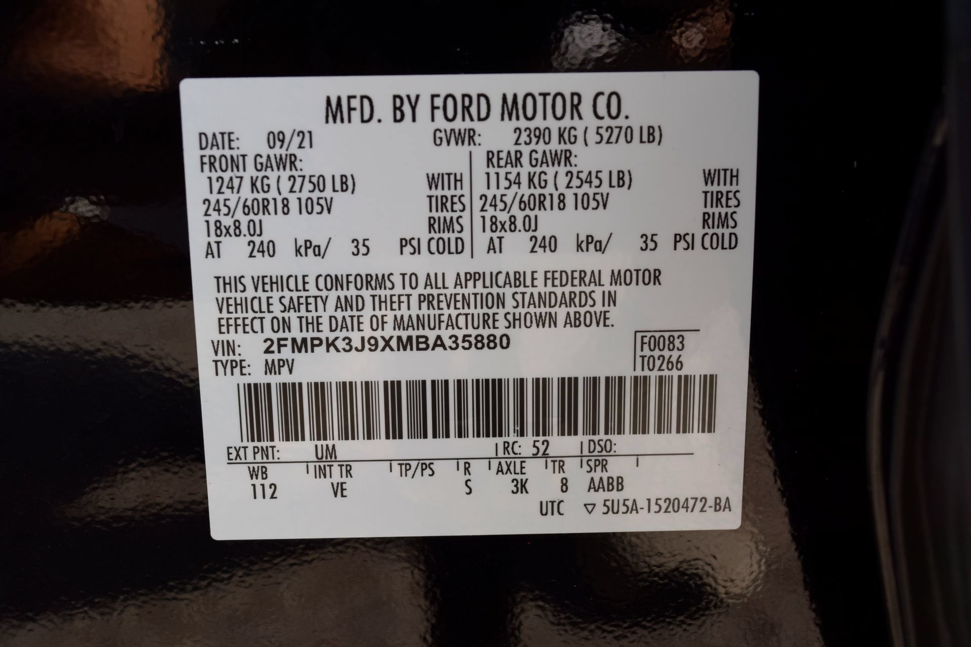 Certified 2021 Ford Edge SEL w/ Convenience Package FWD image 24