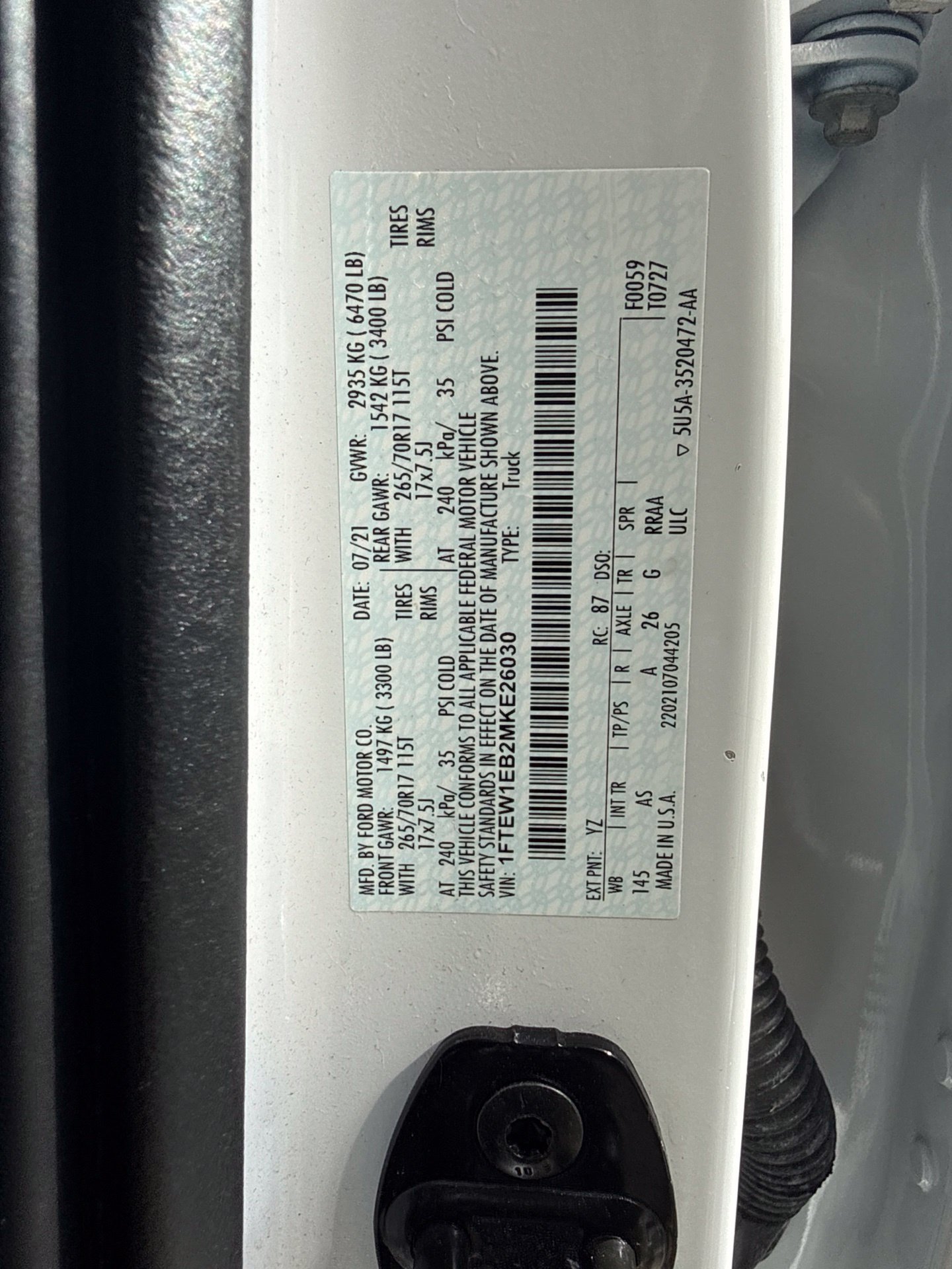 Certified 2021 Ford F150 XL w/ Trailer Tow Package AWD/4WD image 15