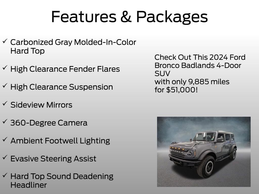 Certified 2024 Ford Bronco Badlands image 13