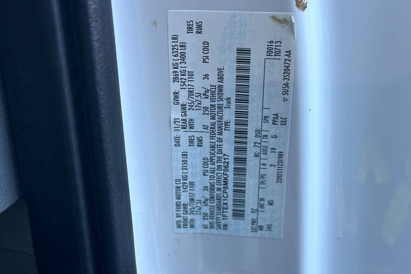 Certified 2021 Ford F150 XLT w/ Equipment Group 301A Mid RWD image 21