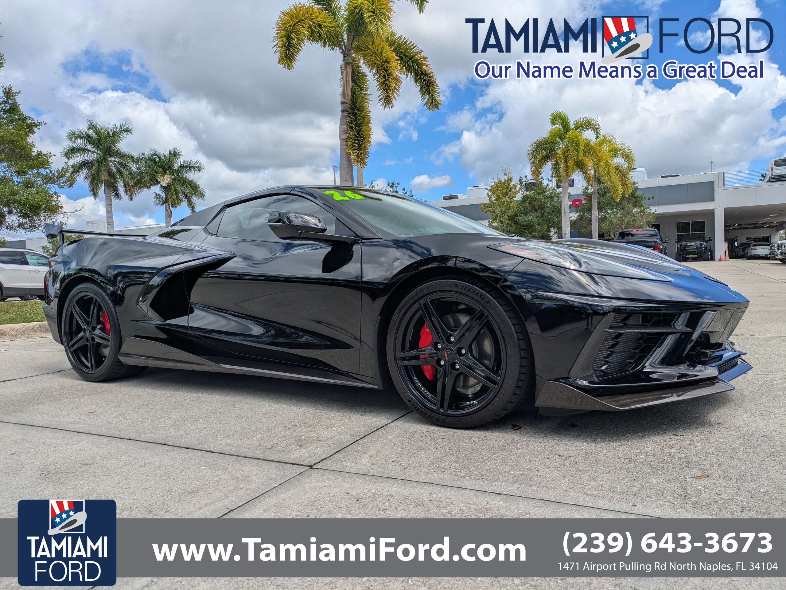 Used 2026 Chevrolet Corvette Stingray Convertible w/ 1LT