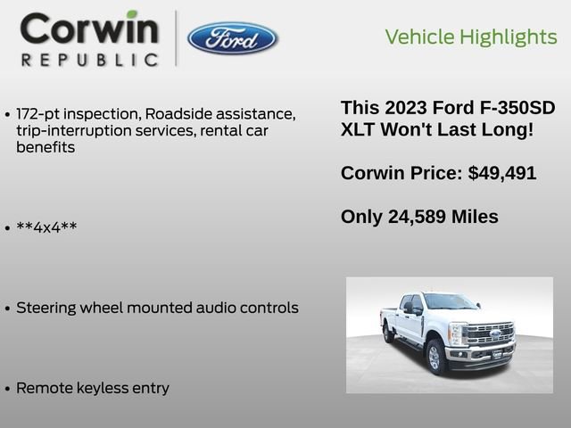 Certified 2023 Ford F350 XLT w/ 360-Degree Camera Package image 14