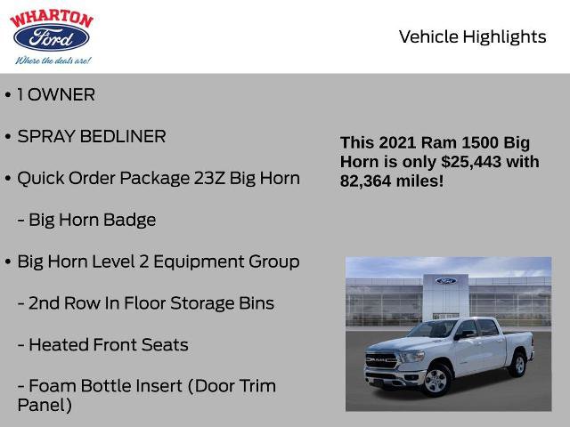 Used 2021 RAM 1500 Big Horn image 6