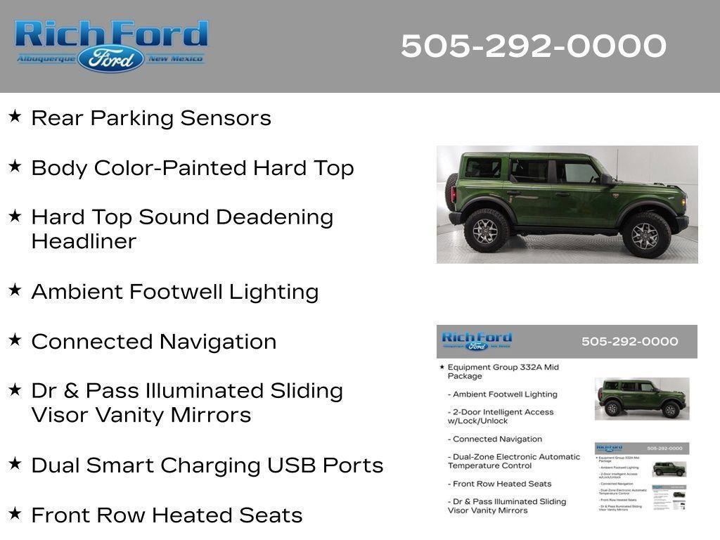 Certified 2025 Ford Bronco Badlands AWD/4WD image 51