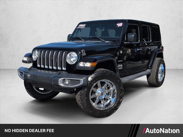 Used 2018 Jeep Wrangler Unlimited Sahara AWD/4WD image 1