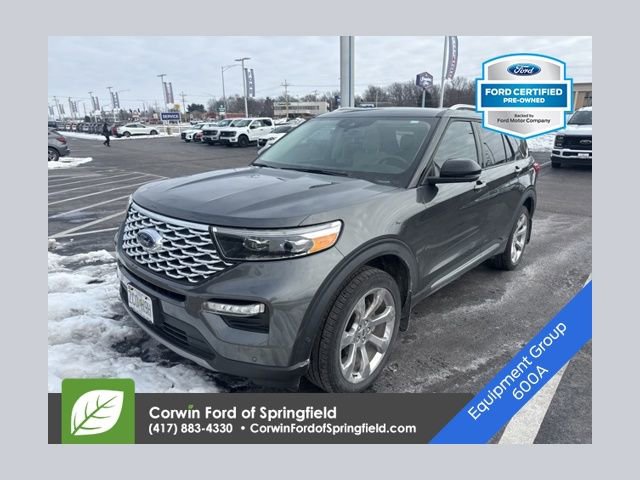Certified 2020 Ford Explorer Platinum w/ Premium Technology Package