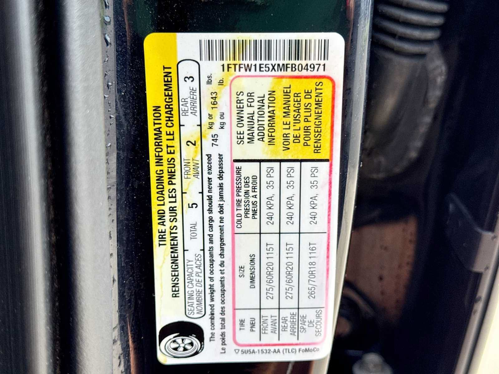 Certified 2021 Ford F150 Lariat w/ Equipment Group 502A High AWD/4WD image 35