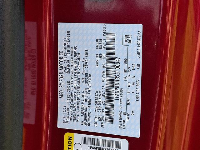 Certified 2025 Ford Mustang Premium RWD image 27