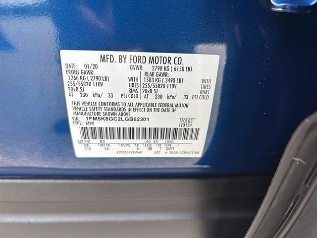 Certified 2020 Ford Explorer ST w/ Premium Technology Package AWD/4WD image 20
