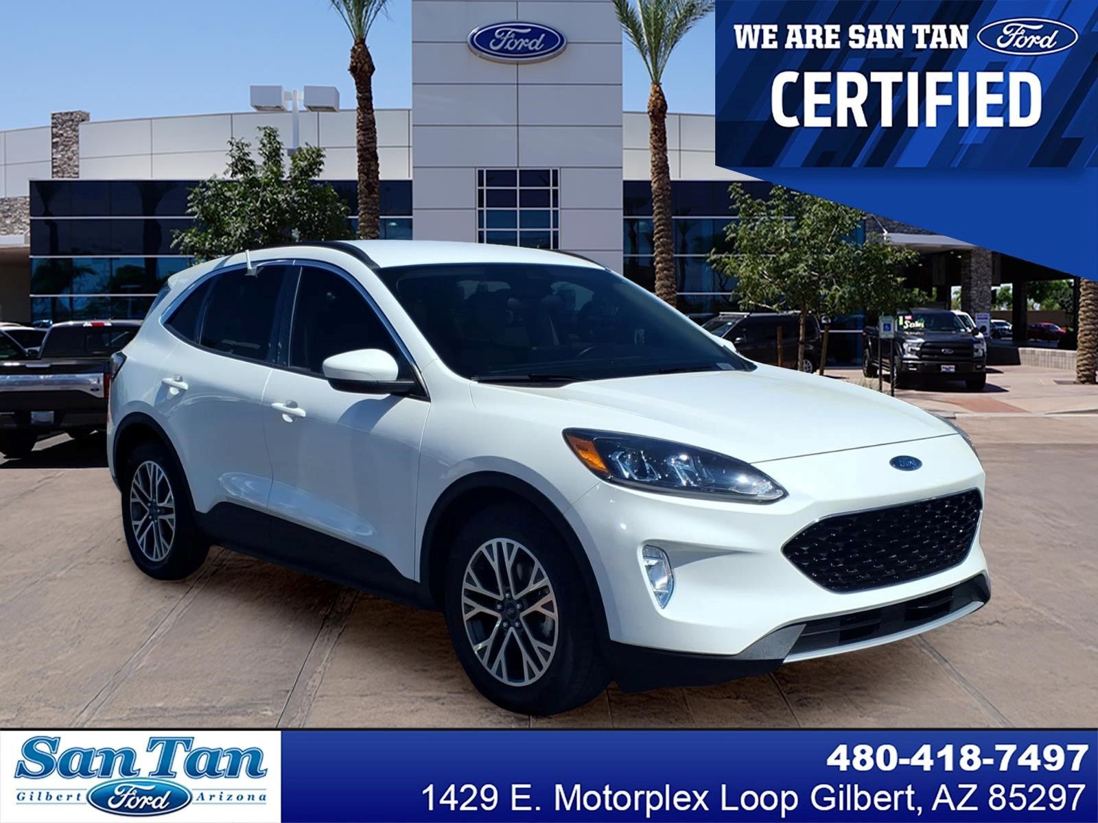 Certified 2020 Ford Escape SEL