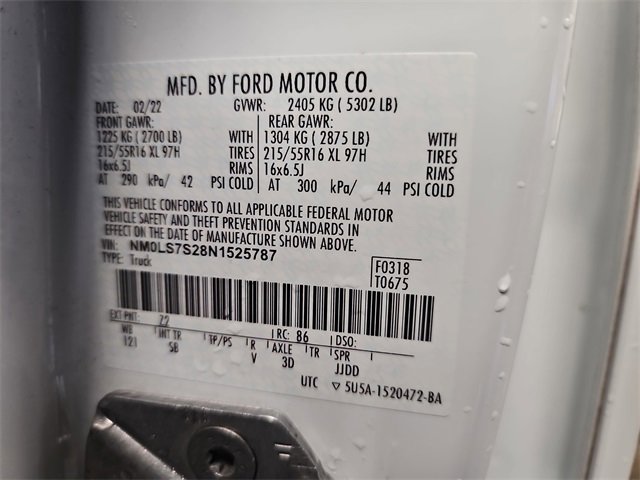 Certified 2022 Ford Transit Connect XL image 32