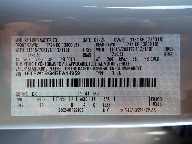Certified 2024 Ford F150 Raptor AWD/4WD image 14