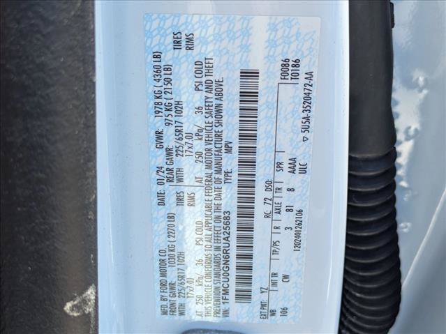 Certified 2024 Ford Escape Active FWD image 24