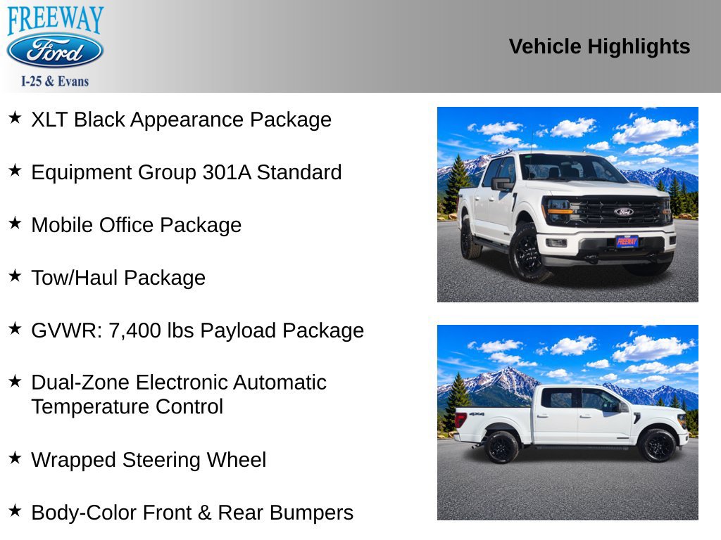 Certified 2025 Ford F150 XLT w/ Equipment Group 301A Standard AWD/4WD image 4