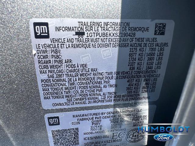 Used 2025 GMC Sierra 1500 SLE AWD/4WD image 30