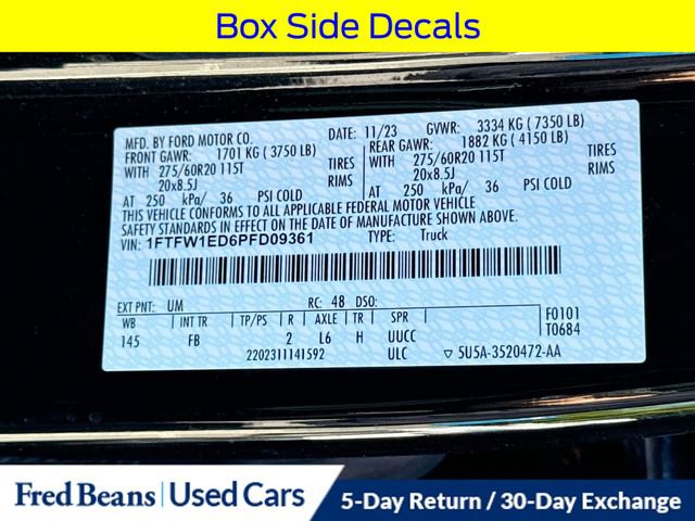 Certified 2023 Ford F150 XLT w/ Equipment Group 302A High AWD/4WD image 39
