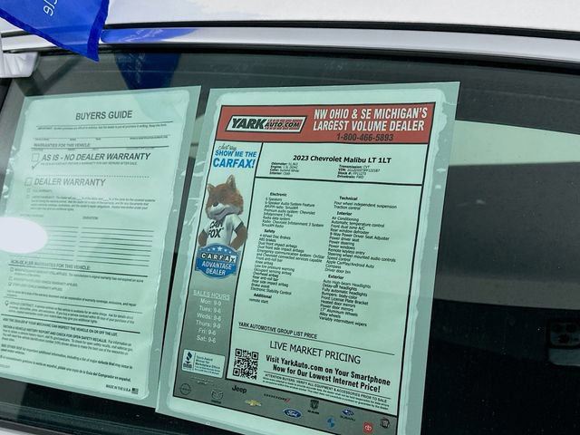 Used 2023 Chevrolet Malibu LT image 14