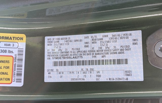 Certified 2025 Ford Bronco Big Bend image 33