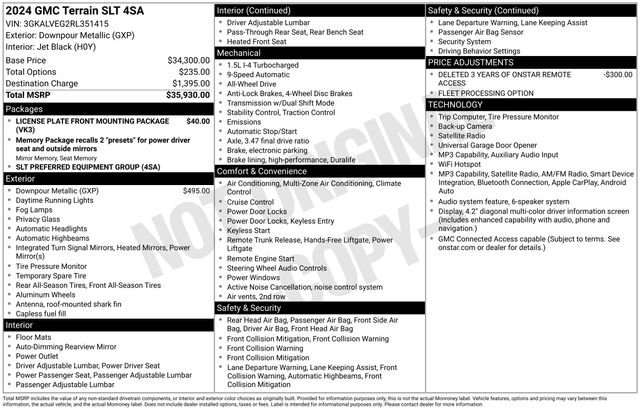 Used 2024 GMC Terrain SLT AWD/4WD image 5