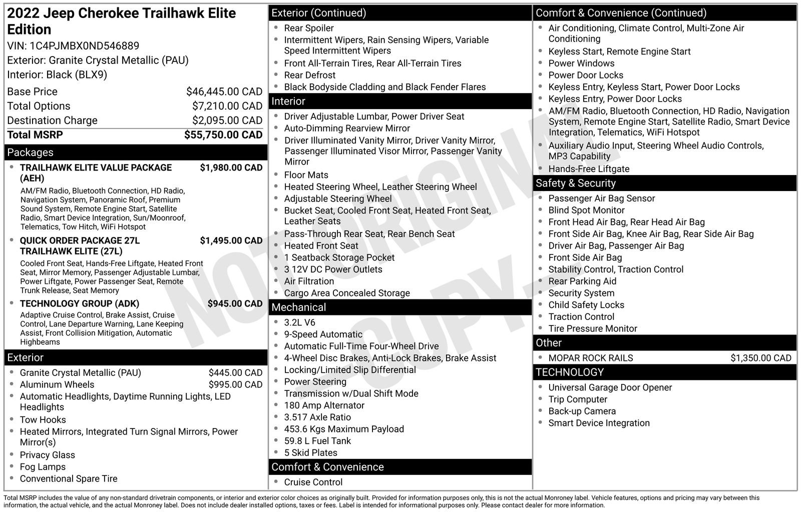 Used 2022 Jeep Cherokee Trailhawk w/ Trailhawk Elite Value Package image 4