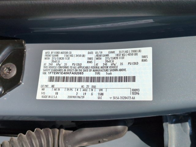 Certified 2019 Ford F150 XLT w/ Equipment Group 302A Luxury AWD/4WD image 36