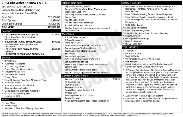 Used 2024 Chevrolet Equinox LS w/ LS Convenience Package FWD image 3