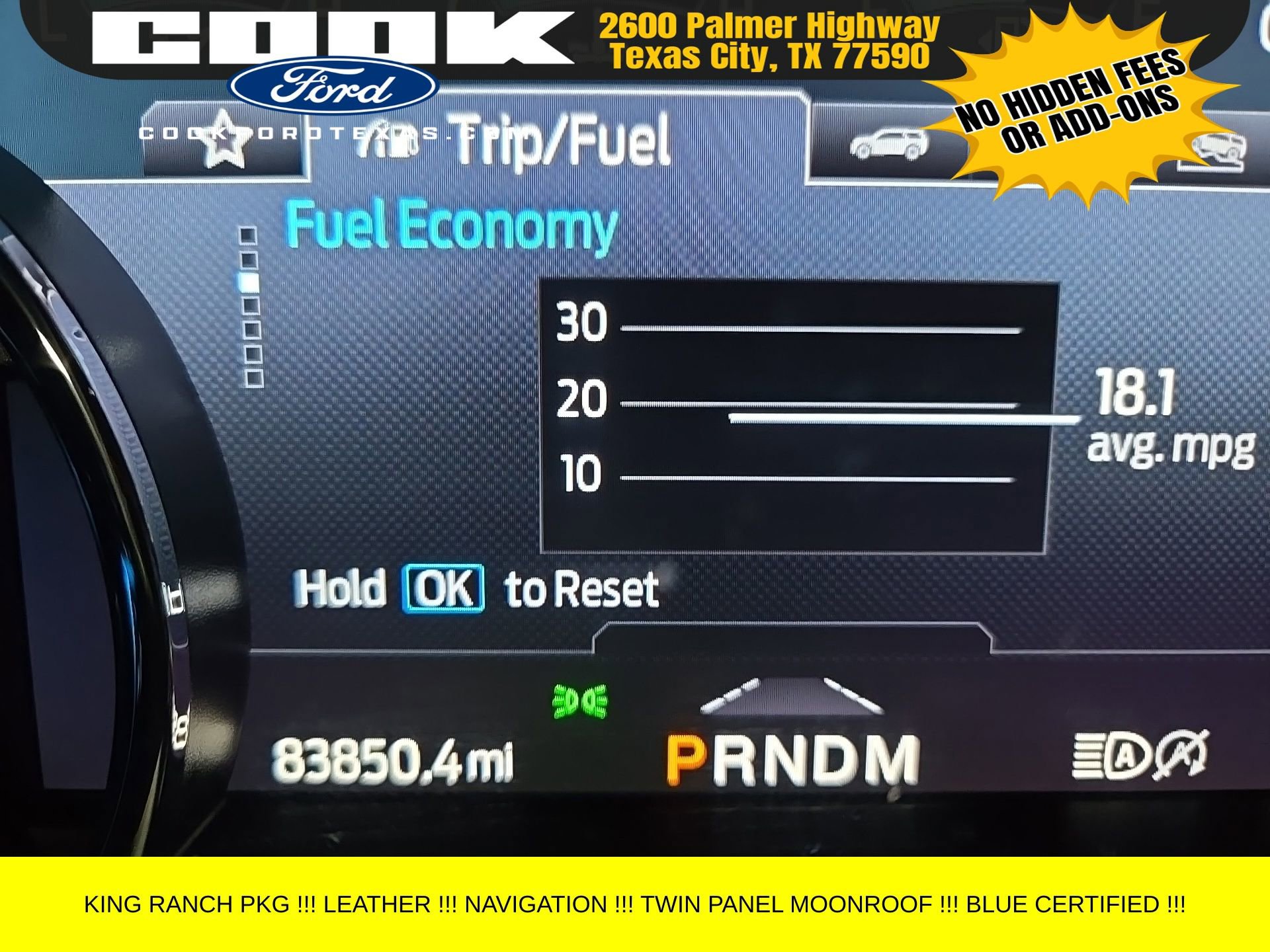 Certified 2020 Ford Expedition King Ranch w/ Cargo Package image 3