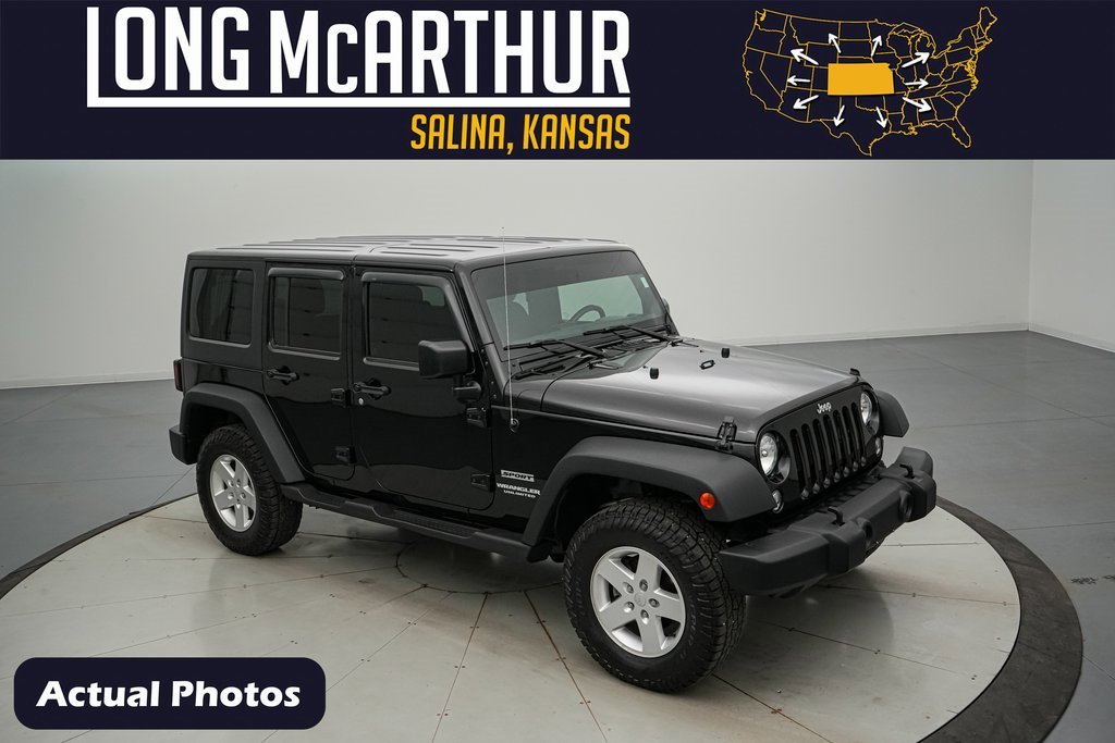 Used 2017 Jeep Wrangler Unlimited Sport w/ Quick Order Package 24S image 1