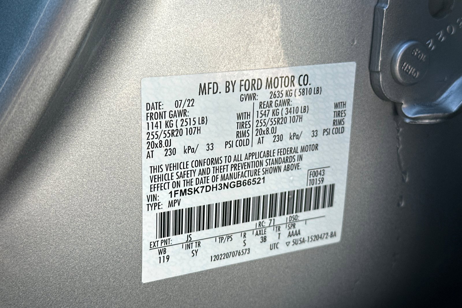 Certified 2022 Ford Explorer XLT w/ Equipment Group 202A image 30