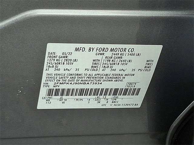 Certified 2022 Ford Edge SEL w/ Convenience Package image 26