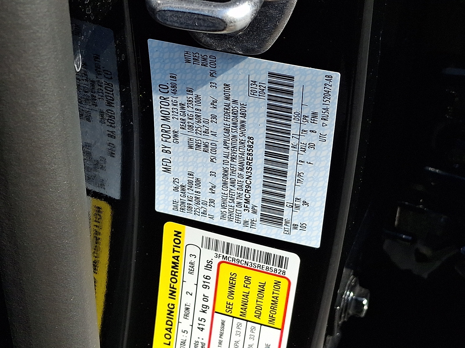 Certified 2025 Ford Bronco Sport Outer Banks w/ Outer Banks Tech Package+ AWD/4WD image 29