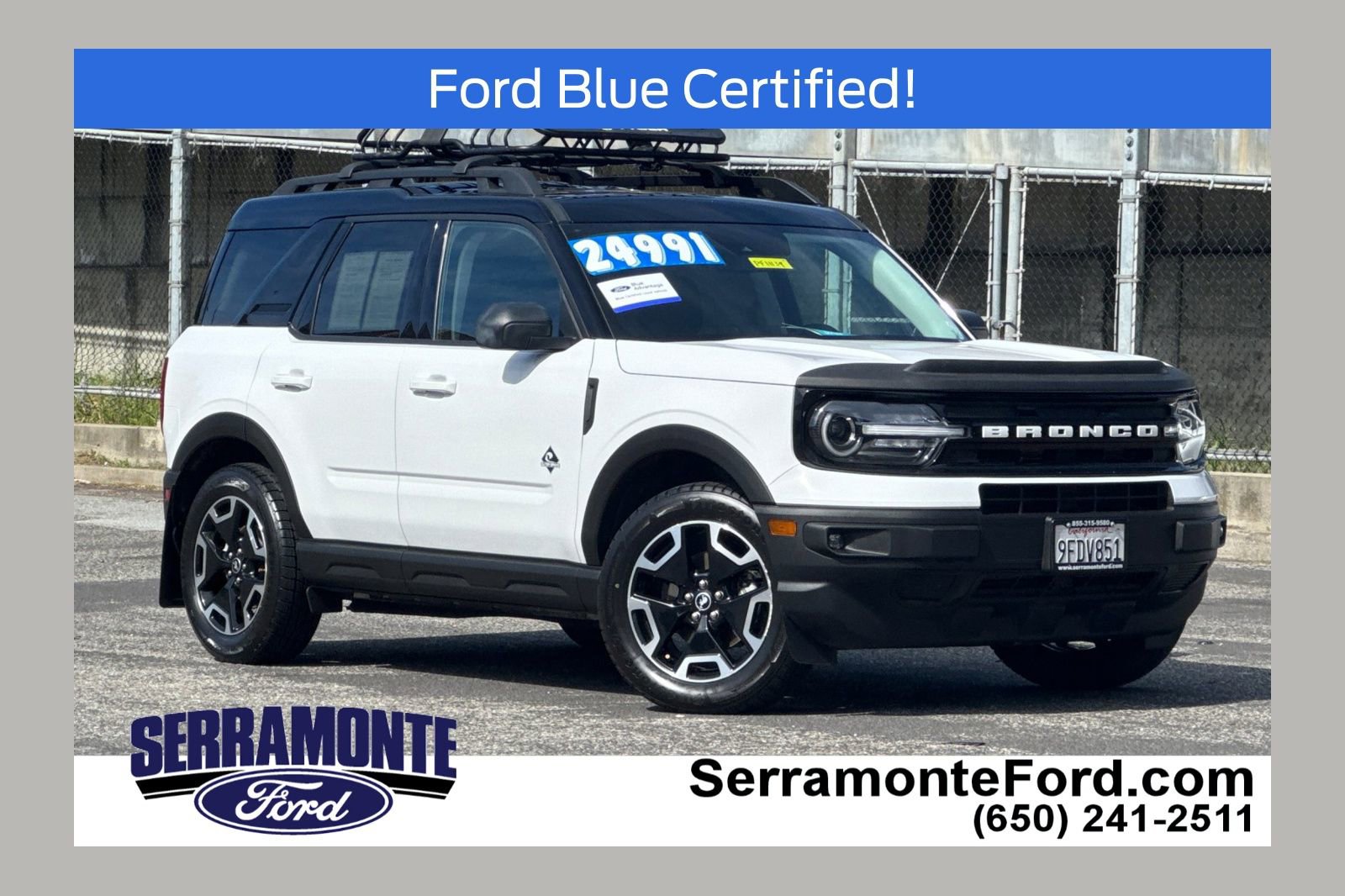Certified 2022 Ford Bronco Sport Outer Banks w/ Tech Package