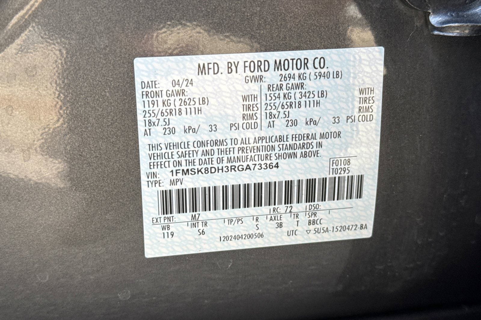 Certified 2024 Ford Explorer XLT w/ Equipment Group 202A AWD/4WD image 35