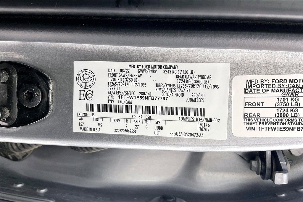 Certified 2022 Ford F150 XLT w/ Trailer Tow Package image 30