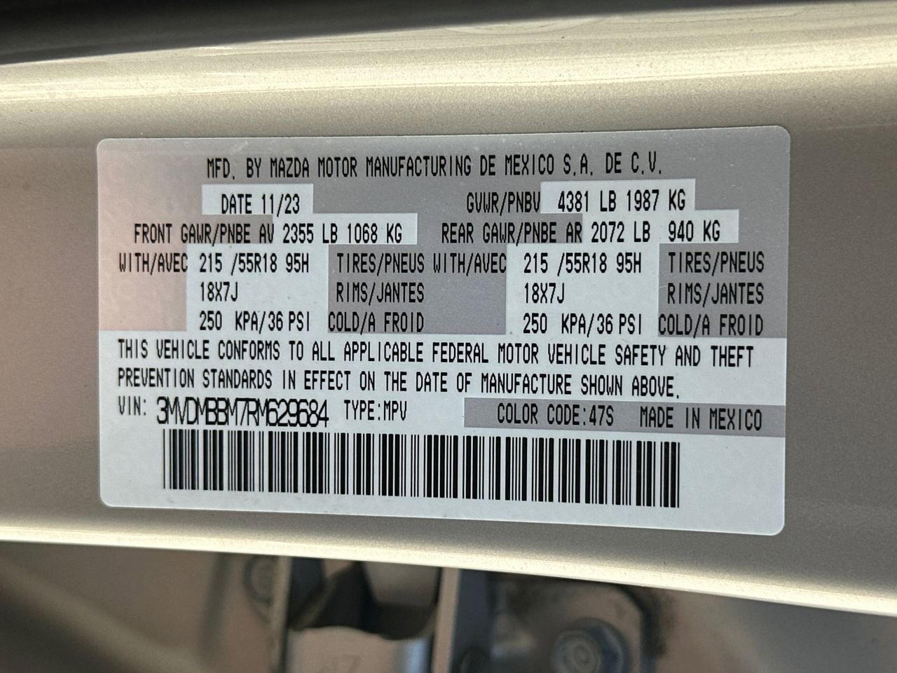Used 2024 MAZDA CX-30 AWD 2.5 S w/ Select Sport Pkg image 33