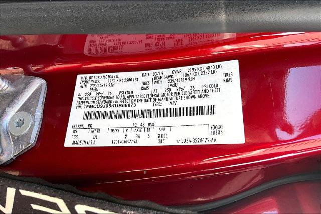 Certified 2019 Ford Escape Titanium image 35