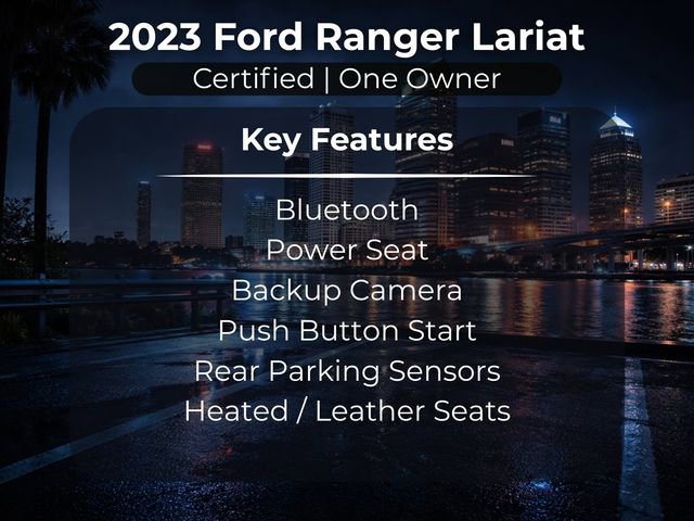 Certified 2023 Ford Ranger Lariat w/ Trailer Tow Package AWD/4WD image 14