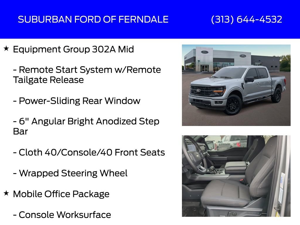 Certified 2025 Ford F150 XLT w/ Equipment Group 302A MID AWD/4WD image 17