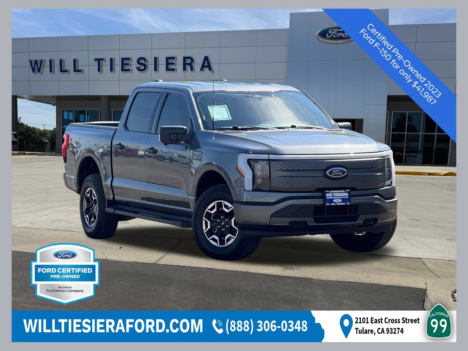 Certified 2023 Ford F150 Lightning XLT AWD/4WD image 1