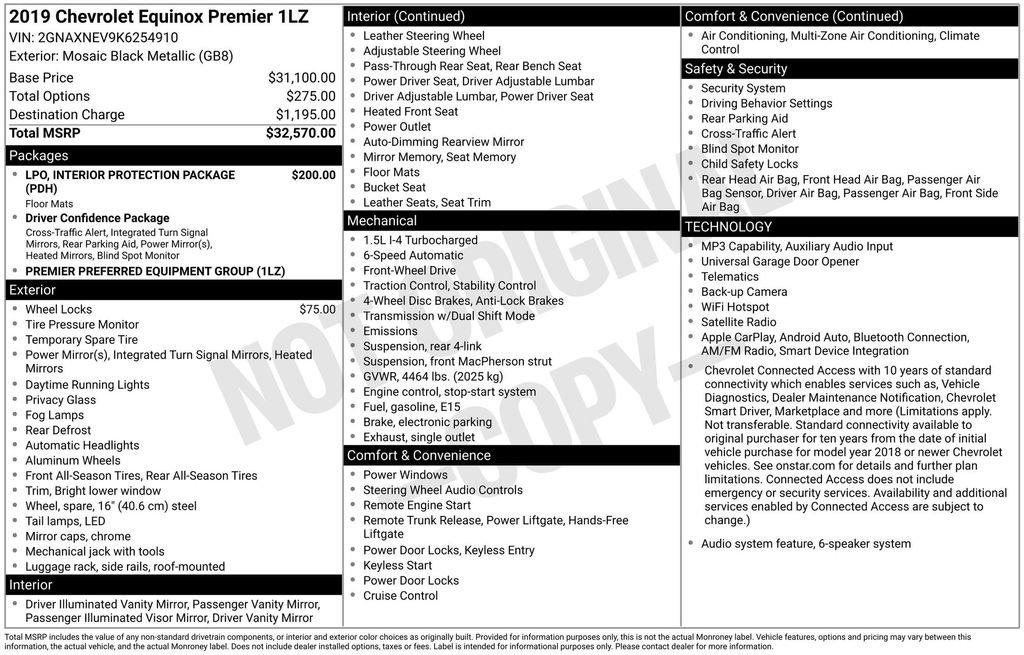 Used 2019 Chevrolet Equinox Premier FWD image 5